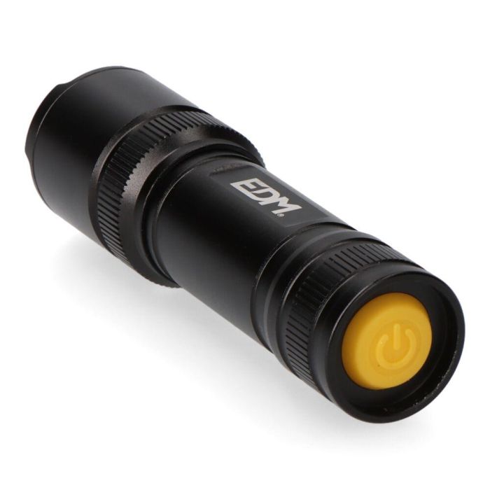 Linterna led táctica black grip 150 lm con zoom 3 x aaa (incluidas) aluminio 3 Linterna led táctica black grip 150 lm con zoom 3 x aaa (incluidas) aluminio 3