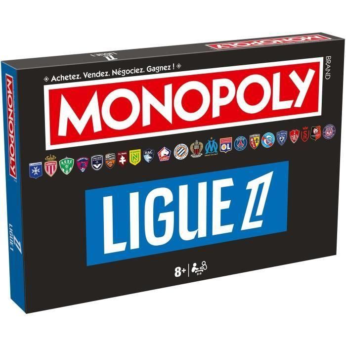 Juego de mesa - MOVIMIENTOS GANADORES - Monopoly Ligue 1 - Sumérgete en el mundo del fútbol francés Juego de mesa - MOVIMIENTOS GANADORES - Monopoly Ligue 1 - Sumérgete en el mundo del fútbol francés