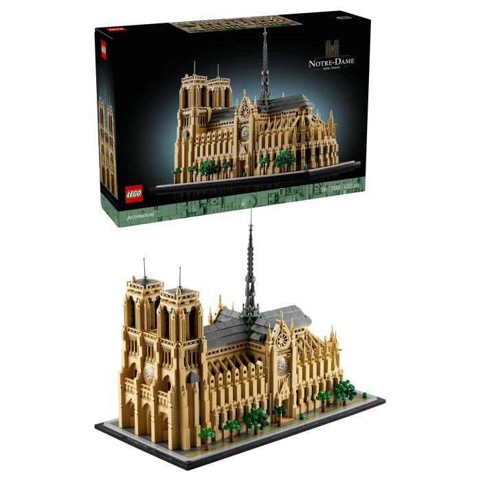 LEGO Architecture Notre-Dame de Paris 21061 Juego de Construcción para Adultos con 4383 Piezas 3
