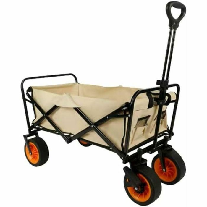 Marbueno Carrito Multiusos Plegable Acero 200 KG Beige Jardin, Playa y Camping 86X50X59 cm 10479 0 Marbueno Carrito Multiusos Plegable Acero 200 KG Beige Jardin, Playa y Camping 86X50X59 cm 10479 0