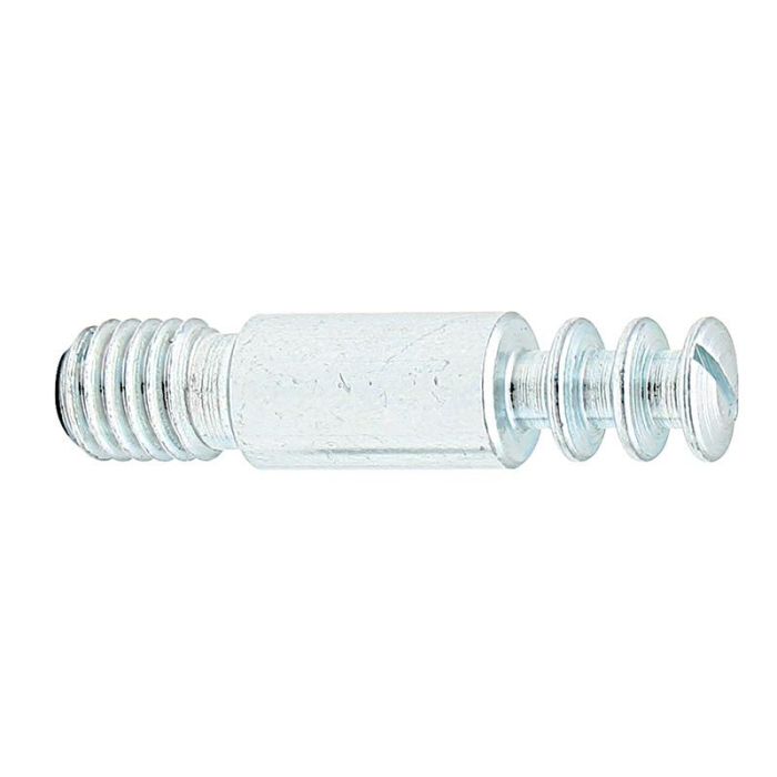 Herrajes Alk Tirante Corto Zincado M8x39,7 para Muebles, Fijación con Excéntrica Ø35mm