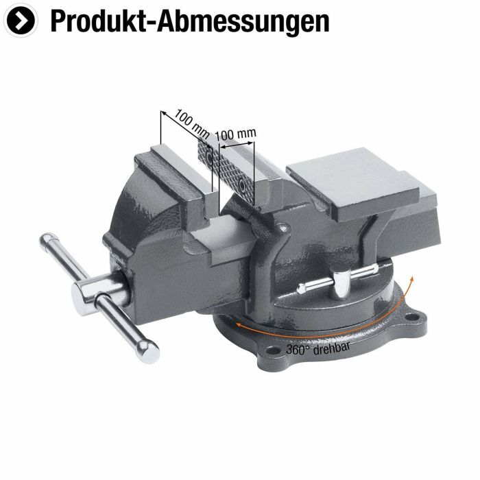 MEISTER Vice base giratoria 100 mm 1 MEISTER Vice base giratoria 100 mm 1