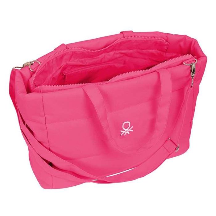 Benetton Bolso con Bolsillo para Portátil 14,1" Raspberry Rosa Fucsia 54x31x17 4 Benetton Bolso con Bolsillo para Portátil 14,1" Raspberry Rosa Fucsia 54x31x17 4