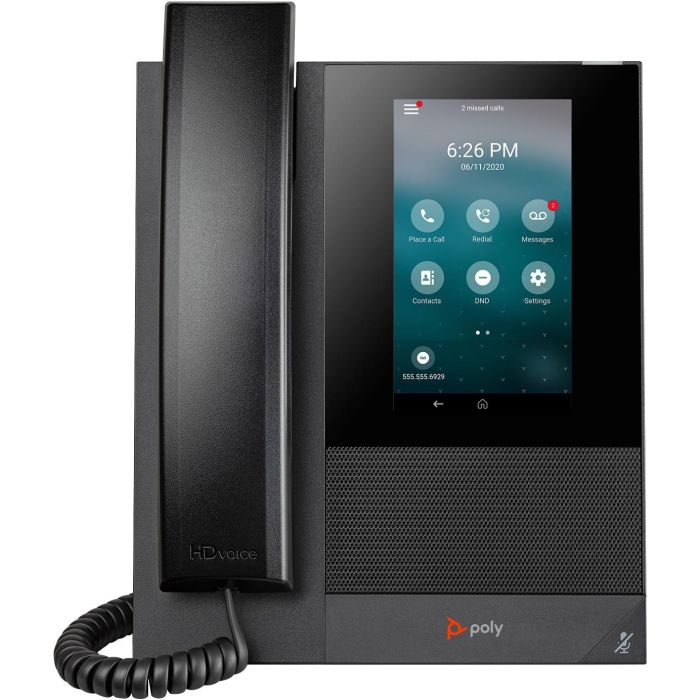HP CCX 400 Teléfono SIP PoE (Power over Ethernet) sin fuente de alimentación