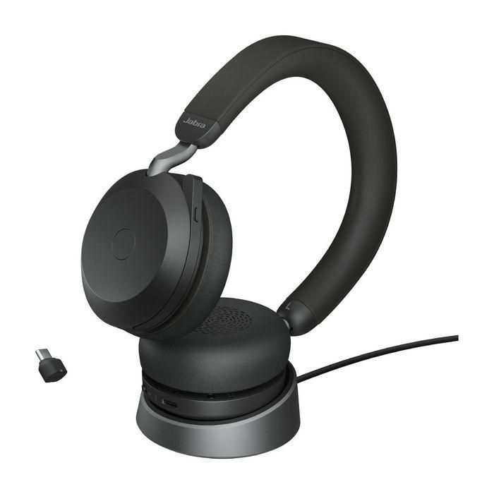 Jabra Jabra Evolve2 75 - USB-C UC with Desk Stand - Black 3 Jabra Jabra Evolve2 75 - USB-C UC with Desk Stand - Black 3