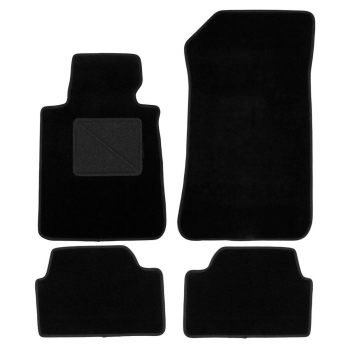 OCC Design OCCBW0018 Alfombrillas Coche a Medida Velour BMW Serie 1 E81 3 Puertas 2007-2012 5 Pzas Anclaje Original Antideslizante