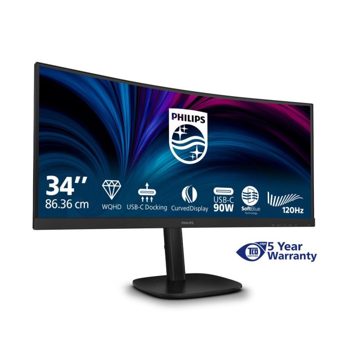 Philips 34B2U3600C - Monitor 34" VA UWQHD 4ms 120Hz USB-C 23 Philips 34B2U3600C - Monitor 34" VA UWQHD 4ms 120Hz USB-C 23