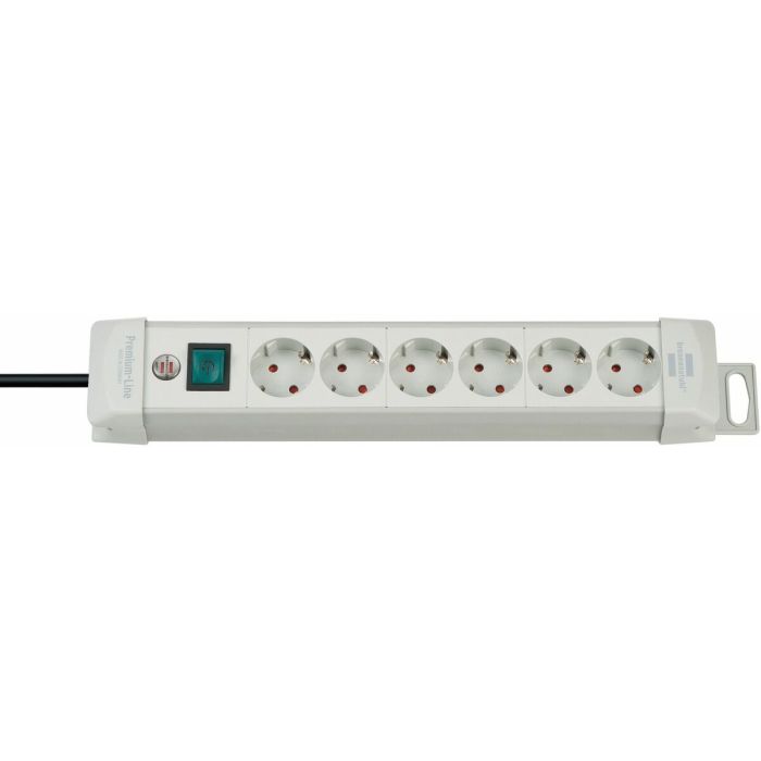 Regleta Enchufes 6 Tomas con Interruptor Brennenstuhl Premium-Line 3600 W (3 m) 4 Regleta Enchufes 6 Tomas con Interruptor Brennenstuhl Premium-Line 3600 W (3 m) 4