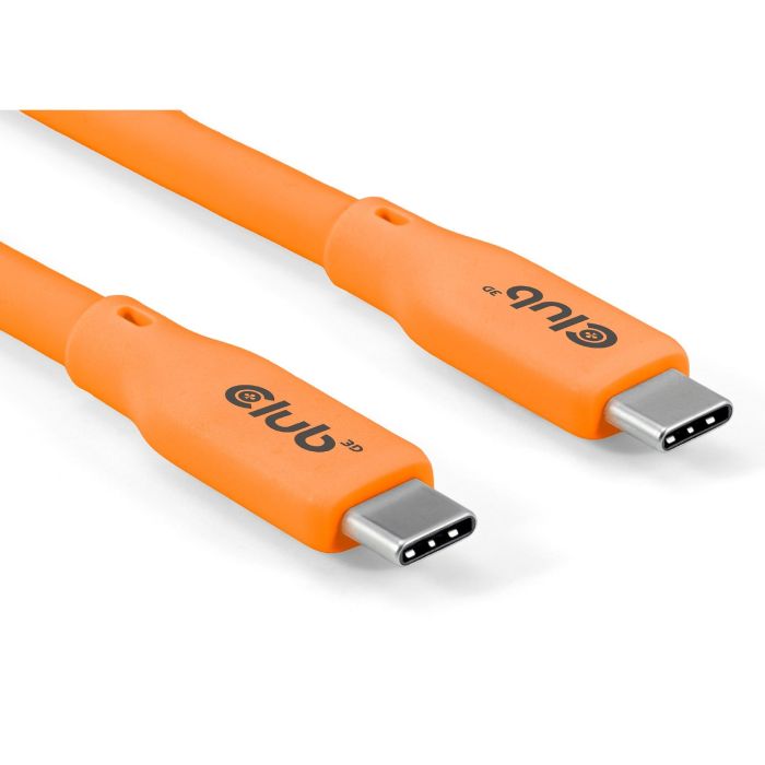 Club3D 240W.20Gbps Cable USB-C Lifestyle PD 240W 20Gbps 2m Naranja St/St 5 Club3D 240W.20Gbps Cable USB-C Lifestyle PD 240W 20Gbps 2m Naranja St/St 5