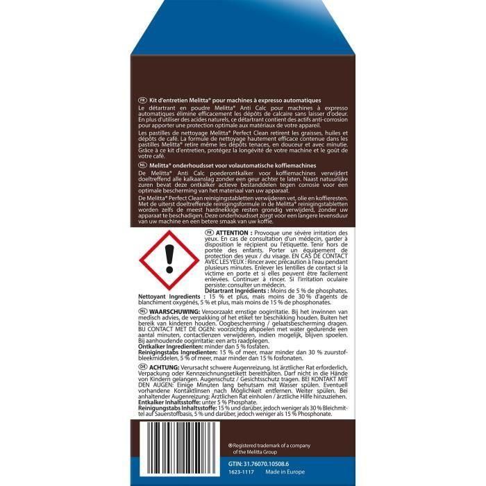 Descalcificador para Cafeteras Melitta 1 Descalcificador para Cafeteras Melitta 1