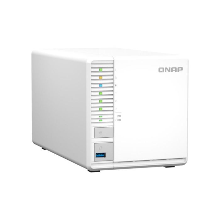 Qnap Servidor NAS TS-364 8GB RAM 3 Bahías 2.5GbE con 2x M.2, Procesador Intel Celeron N5095 2
