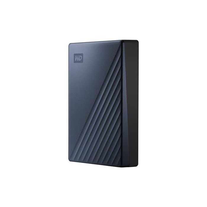 Western Digital WD Disco Duro Externo Portátil My Passport Ultra WDBFTM0050BBL 5TB USB-C Azul 1