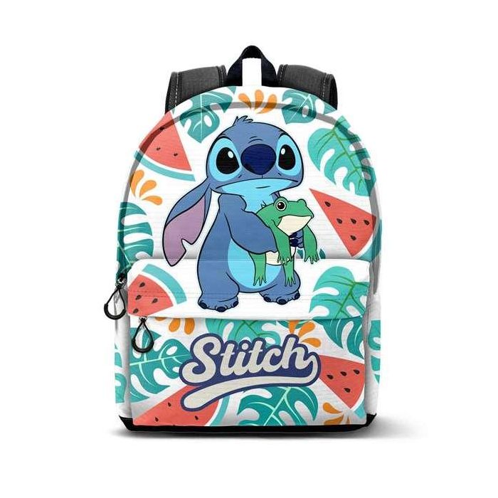 Disney Lilo y Stitch Mochila HS FAN 2.2 Frog Multicolor - Ripstop, 24L, Acolchada, Ajustable