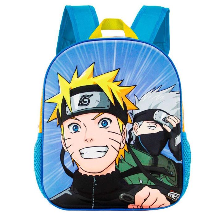 Mochila 3D Pequeña Naruto Clan Azul 1