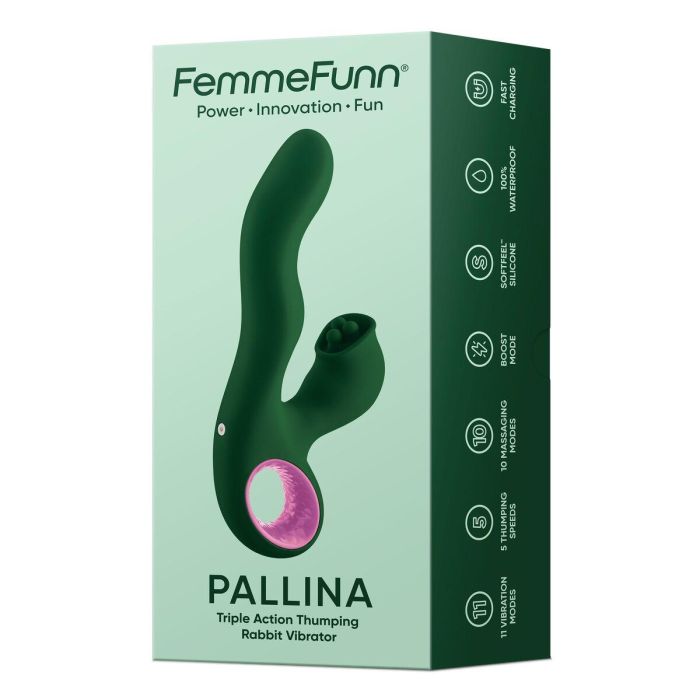 Vibrador Punto G FemmeFunn Verde 1 Vibrador Punto G FemmeFunn Verde 1