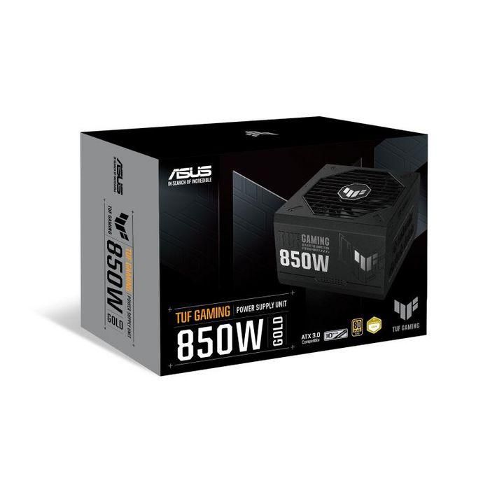 FUENTE ALIMENTACION ASUS TUF-GAMING-850G,850W,CONECTOR 12VHPWR (Fully Modular Power Supply, 80+ Gold Certified, ATX 3.0 Compatible, Military-grade Components, Dual Ball Bearing, Axial-tech Fan, PCB Coating, 10 Year Warranty) 10 FUENTE ALIMENTACION ASUS TUF-GAMING-850G,850W,CONECTOR 12VHPWR (Fully Modular Power Supply, 80+ Gold Certified, ATX 3.0 Compatible, Military-grade Components, Dual Ball Bearing, Axial-tech Fan, PCB Coating, 10 Year Warranty) 10