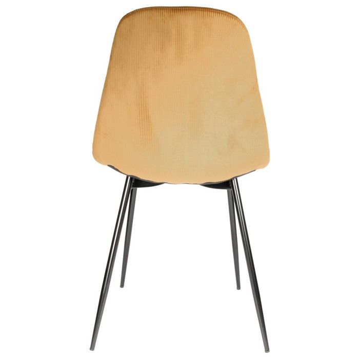 Home Deco Factory Silla Giulia Terciopelo Mostaza Colección Lounge 3 Home Deco Factory Silla Giulia Terciopelo Mostaza Colección Lounge 3