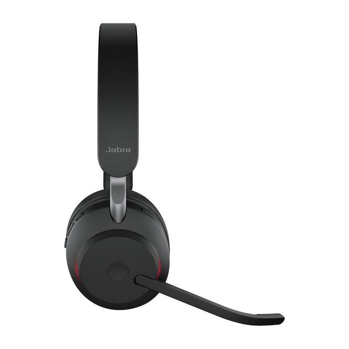 Jabra Evolve2 65 Stereo UC + Link 380 USB-C Auriculares Inalámbricos para Oficina/Centro de Llamadas, Negro 4