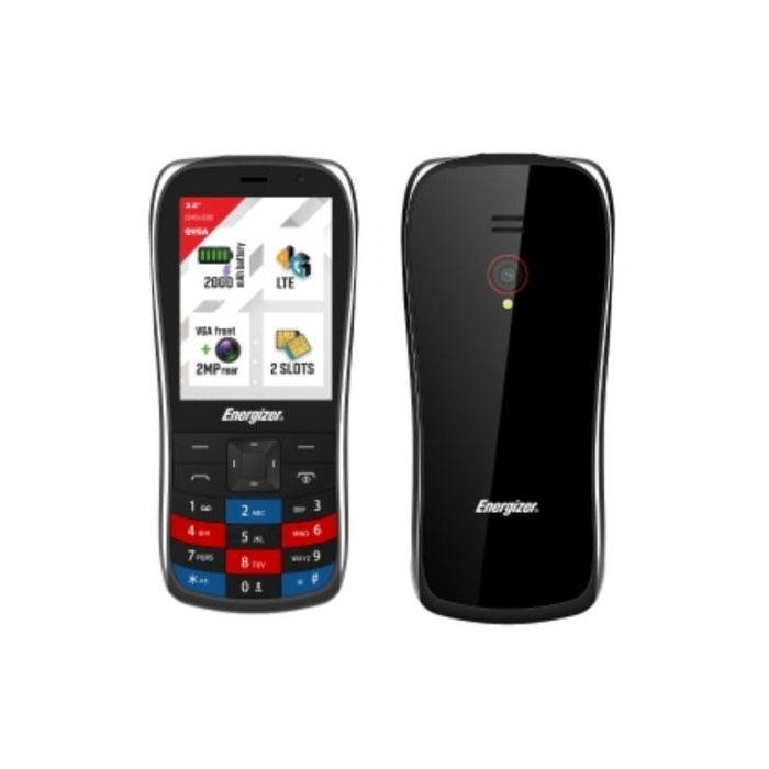 Energizer E284SAS1BK Teléfono Móvil 4G para Personas Mayores, Pantalla 2.8'', Batería 2000 mAh, Dual SIM, Negro Energizer E284SAS1BK Teléfono Móvil 4G para Personas Mayores, Pantalla 2.8'', Batería 2000 mAh, Dual SIM, Negro