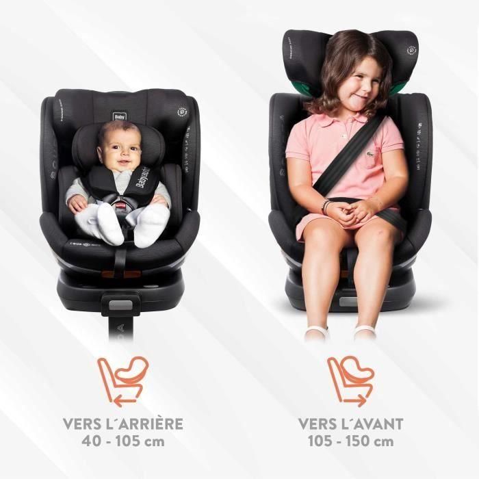Silla de coche - BABYAUTO - SCUDDA GREY DOBBY - Desde el nacimiento hasta los 12 años - 0-36 kg - I-Size - ISOFIX - Giratoria 360° - ECE R129 3 Silla de coche - BABYAUTO - SCUDDA GREY DOBBY - Desde el nacimiento hasta los 12 años - 0-36 kg - I-Size - ISOFIX - Giratoria 360° - ECE R129 3