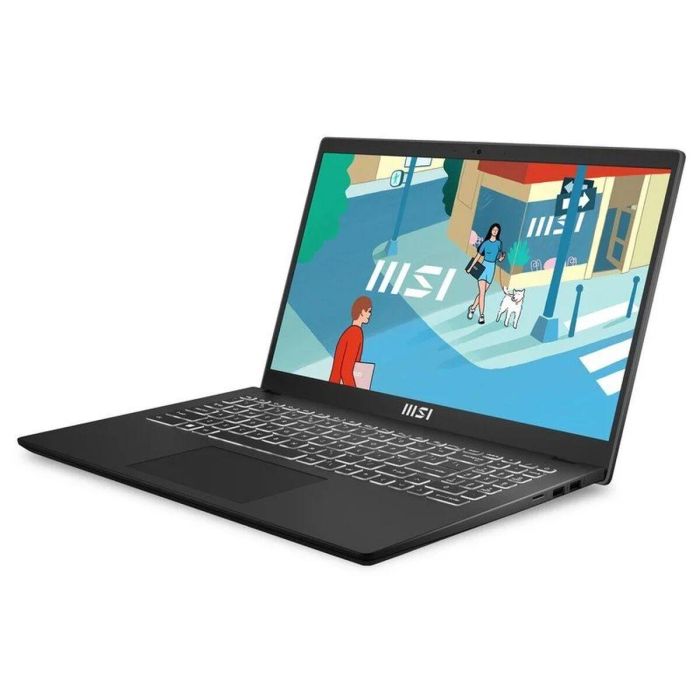 Laptop MSI Modern 15 B13M-281XES Qwerty Español 15,6" Intel Core i7-1355U 16 GB RAM 1 TB SSD 2 Laptop MSI Modern 15 B13M-281XES Qwerty Español 15,6" Intel Core i7-1355U 16 GB RAM 1 TB SSD 2