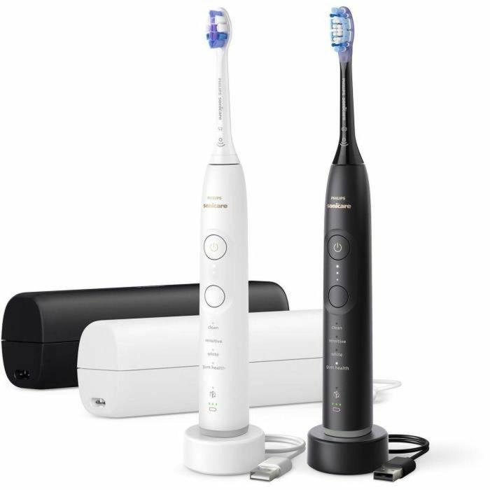 Cepillo de dientes - PHILIPS - HX7429/02 - Sonicare - Mango doble Serie 7100 - Blanco y negro - Eléctrico 4 Cepillo de dientes - PHILIPS - HX7429/02 - Sonicare - Mango doble Serie 7100 - Blanco y negro - Eléctrico 4