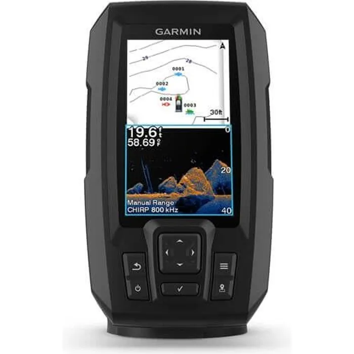 Garmin Sonda de Profundidad Striker Vivid 4cv con Transductor GT20-TM 0 Garmin Sonda de Profundidad Striker Vivid 4cv con Transductor GT20-TM 0