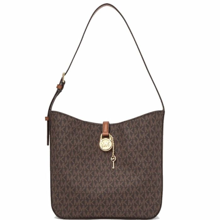 Bolso Bandolera Michael Kors LYRA Marrón 27 x 23 x 11 cm