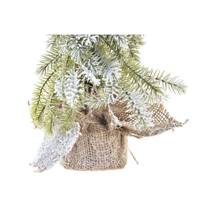 DKD Home Decor Árbol de Navidad Tradicional Verde Natural de PVC, 15x15x30 cm (2 Unidades) 2