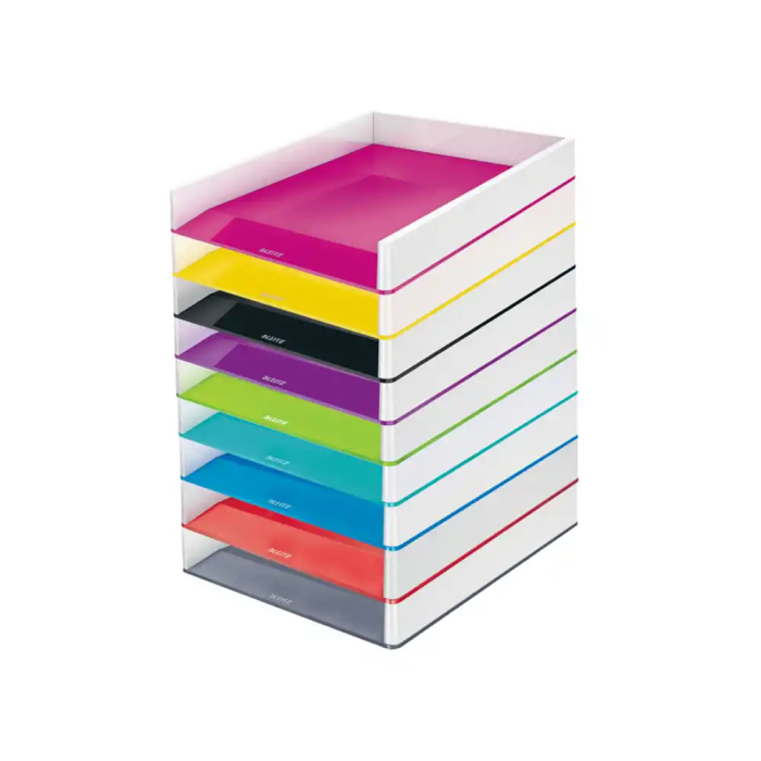 Bandeja Sobremesa Leitz Wow Dual Blanco Perla/Gris 4 Bandeja Sobremesa Leitz Wow Dual Blanco Perla/Gris 4