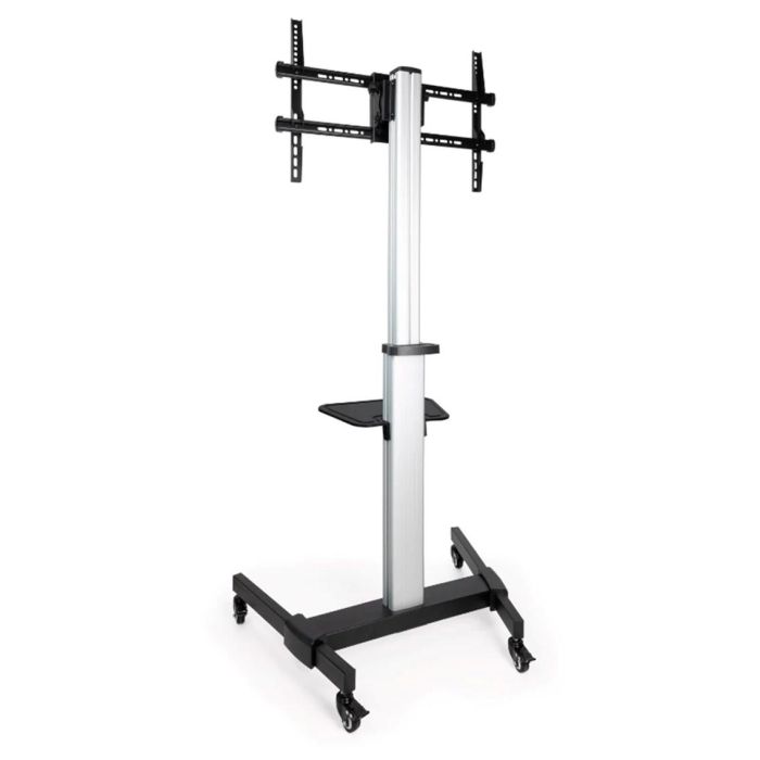 TooQ FS1886M-B Soporte de Suelo con Ruedas Inclinable Ajustable para TV 37-86" / 50kg, VESA 200x200-600x400, Altura 1.2-1.6m 3