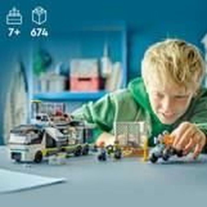 LEGO 60418 City Laboratorio Móvil de Ciencias Forenses, Juguete Cuádruple, Regalo para Niños a Partir de 7 Años y Minifiguras 1