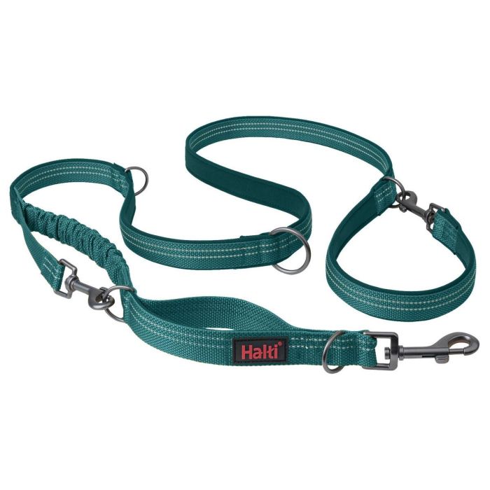 Halti Anatomy Correa Multiposición para Perros, Doble Enganche, Reflectante, Acolchado Neopreno, Turquesa, Talla L (2 metros, hasta 55kg) Halti Anatomy Correa Multiposición para Perros, Doble Enganche, Reflectante, Acolchado Neopreno, Turquesa, Talla L (2 metros, hasta 55kg)