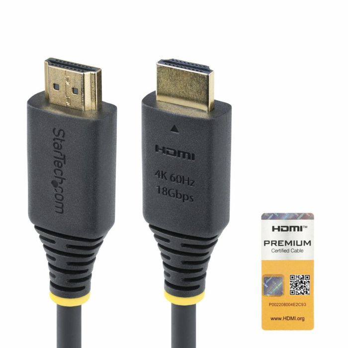 Cable HDMI Startech PREMIUM Negro 50 cm 14 Cable HDMI Startech PREMIUM Negro 50 cm 14