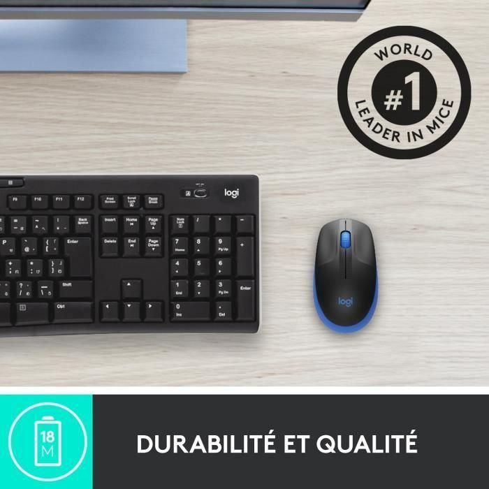 Ratón Inalámbrico Logitech M190/ Hasta 1000 DPI/ Azul 3 Ratón Inalámbrico Logitech M190/ Hasta 1000 DPI/ Azul 3