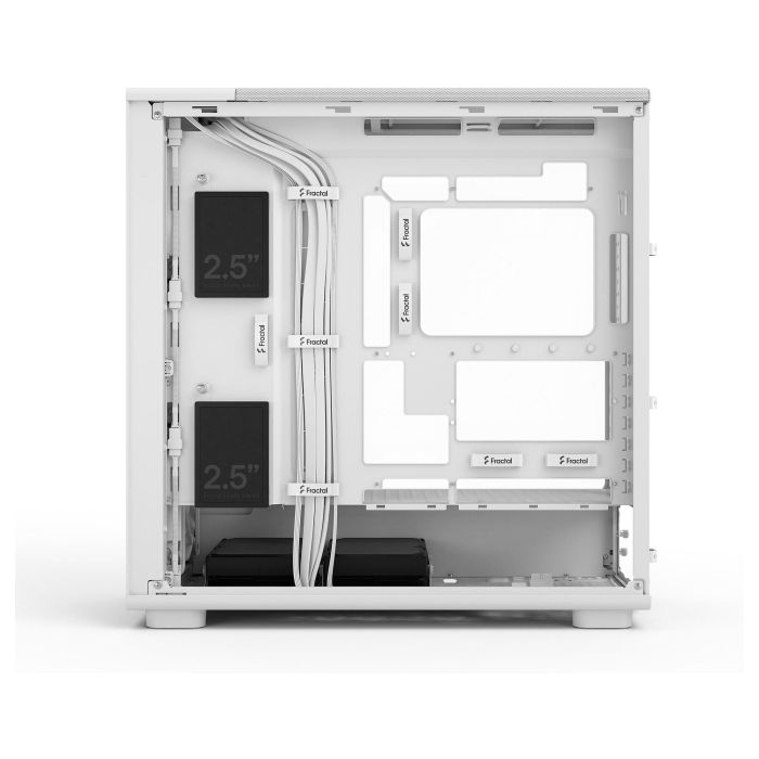 Fractal Design Epoch XL TG Clear Torre PC Blanco con Ventana Lateral