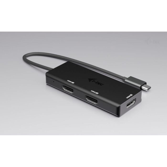 Hub USB i-Tec C31TRIPLE4KHDMIPD Negro 18