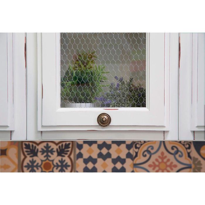 Rei Pomo Redondo para Mueble 4 Unidades Zamak Acabado Cuero Viejo Ø35mm Mod. 3110