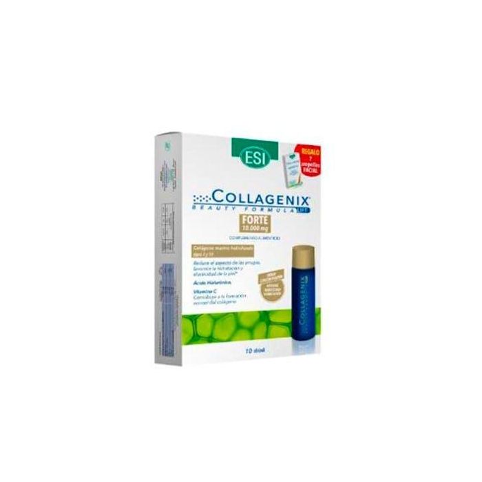 Collagenix Drink Forte Colágeno Marino 10Vialesx30ml - Piel Madura con Antioxidantes y Ácido Hialurónico