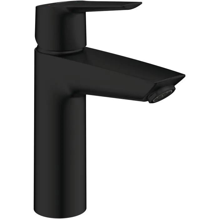 Grohe 237462432 Mezclador monomando de lavabo Negro mate Caño mediano Ahorro de agua