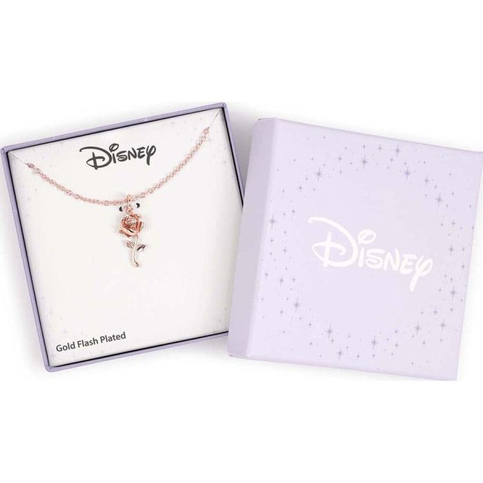 Disney Colgante Rosa La Bella y la Bestia Latón 2