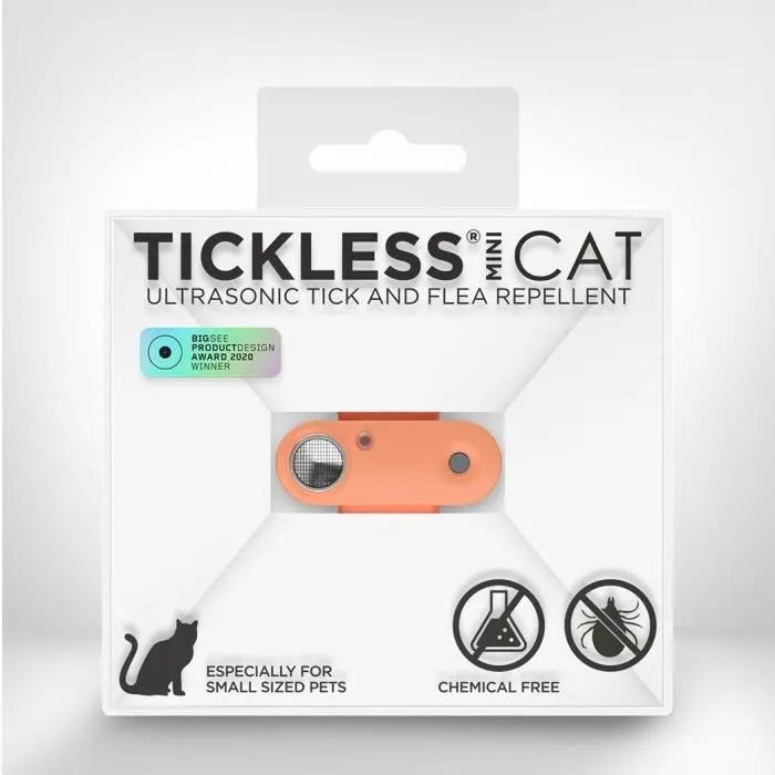 Tickless Repelente Ultrasónico para Gatos Mini Cat Protección contra Pulgas y Garrapatas Hot Peach AAACI23157 3 Tickless Repelente Ultrasónico para Gatos Mini Cat Protección contra Pulgas y Garrapatas Hot Peach AAACI23157 3