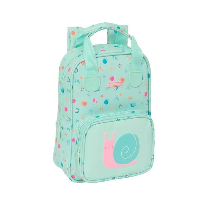 Mochila Infantil Safta Caracol Turquesa 20 x 28 x 8 cm Mochila Infantil Safta Caracol Turquesa 20 x 28 x 8 cm