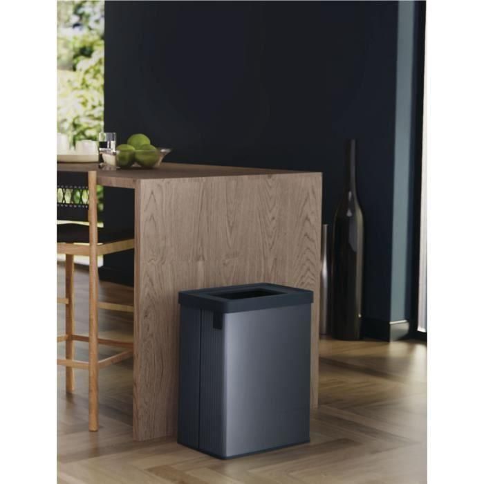Papelera de reciclaje - VERTO - CURVER - 54 L - Azul perla 2 Papelera de reciclaje - VERTO - CURVER - 54 L - Azul perla 2
