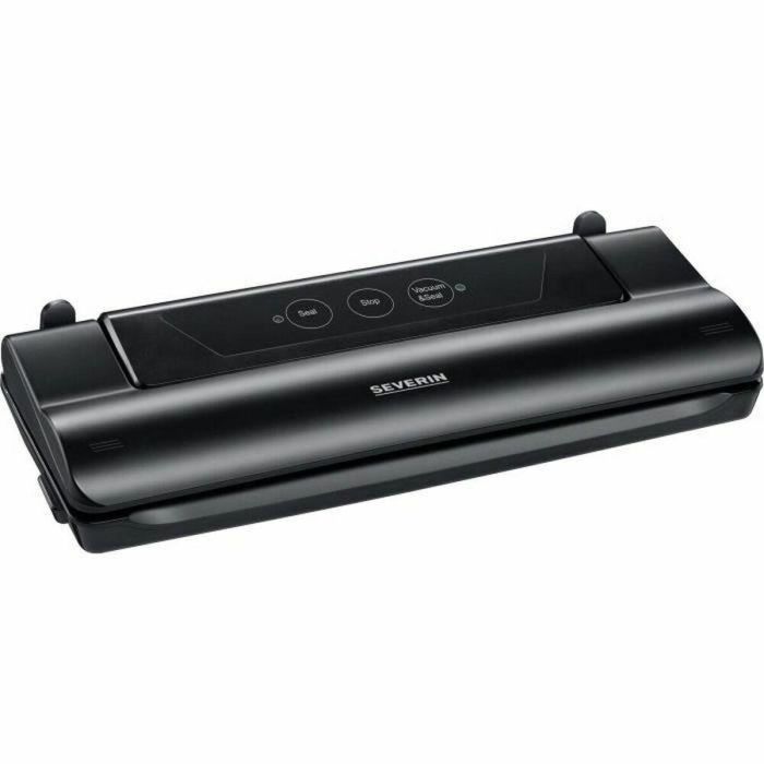 Severin FS3610 Sellador al vacío compacto automático FoodSave OneTouch | Mantiene alimentos frescos hasta 8x más | 110W | Negro