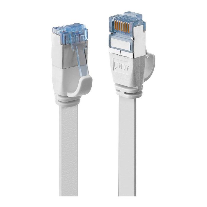 LINDY 47545 Cable Patch Cat6A U/FTP Flachband Blanco 10m LINDY 47545 Cable Patch Cat6A U/FTP Flachband Blanco 10m