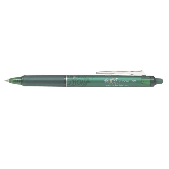 Boligrafo Pilot Frixion Clicker Borrable 0,7 mm Color Verde Claro 12 unidades 1