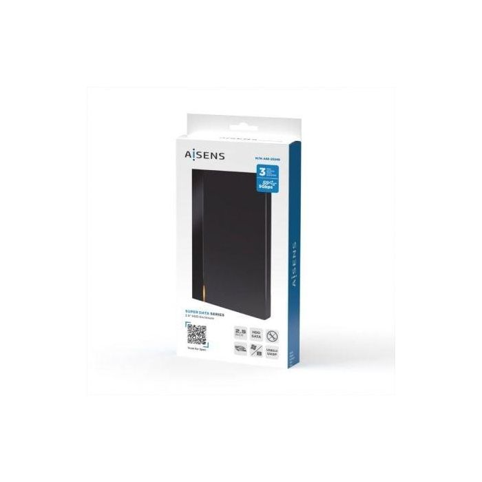 Aisens ASE-2524B Caja Externa para Disco Duro 2.5" SATA III USB 3.1 Gen1 (5Gbps) sin Herramientas Negro 3 Aisens ASE-2524B Caja Externa para Disco Duro 2.5" SATA III USB 3.1 Gen1 (5Gbps) sin Herramientas Negro 3
