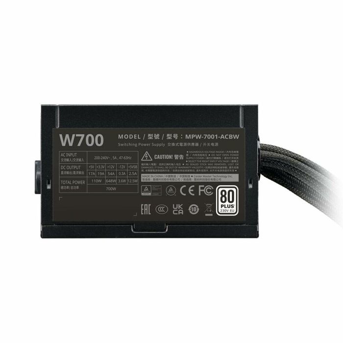 Fuente de Alimentación Cooler Master ATX 700 W 110 W 80 PLUS 8 Fuente de Alimentación Cooler Master ATX 700 W 110 W 80 PLUS 8