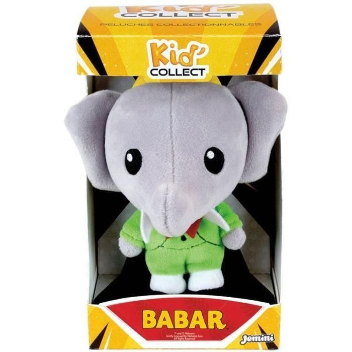 Peluche de elefante coleccionable - JEMINI - BABAR - Kid'collect +/- 13 cm 3 Peluche de elefante coleccionable - JEMINI - BABAR - Kid'collect +/- 13 cm 3
